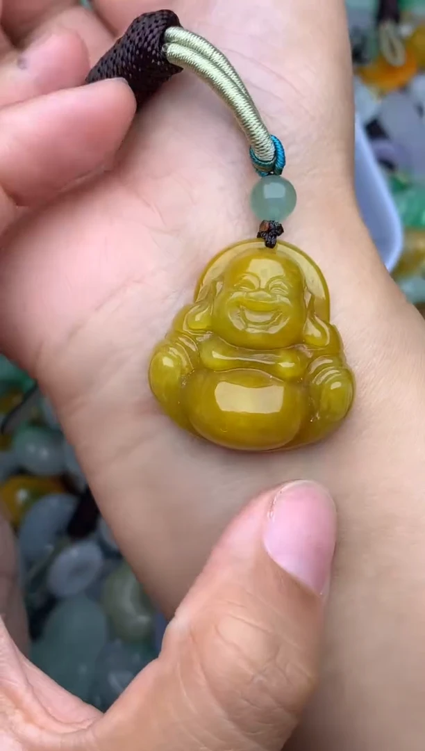 颈饰未镶嵌翡翠天然缅甸翡翠吊坠
