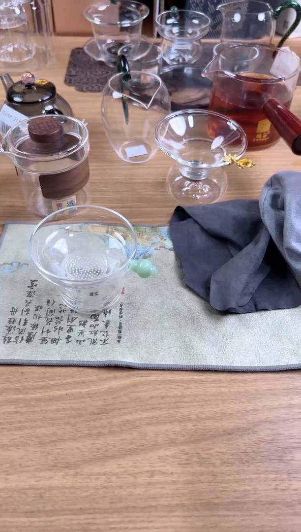 福容润茗茶滤青玉色