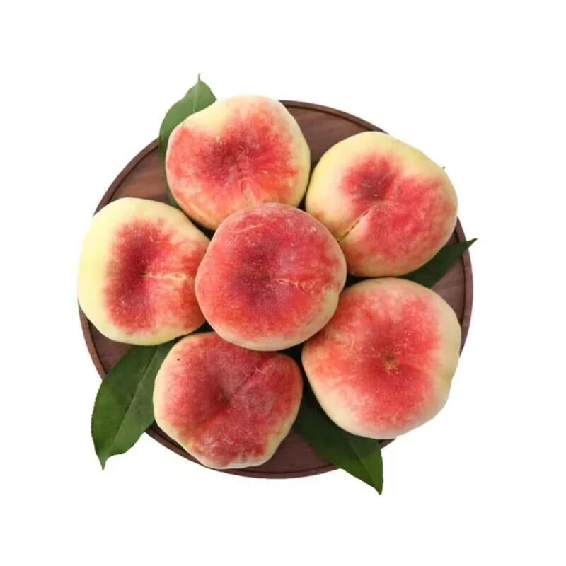 石河子白朵蟠桃 净重约2000g/框（中大果）