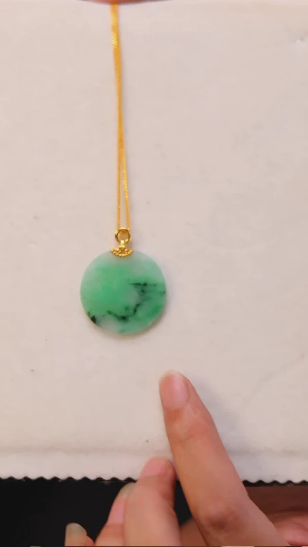 【闪购商品】翡翠颈饰银S925镶嵌24小时内发货质保A货