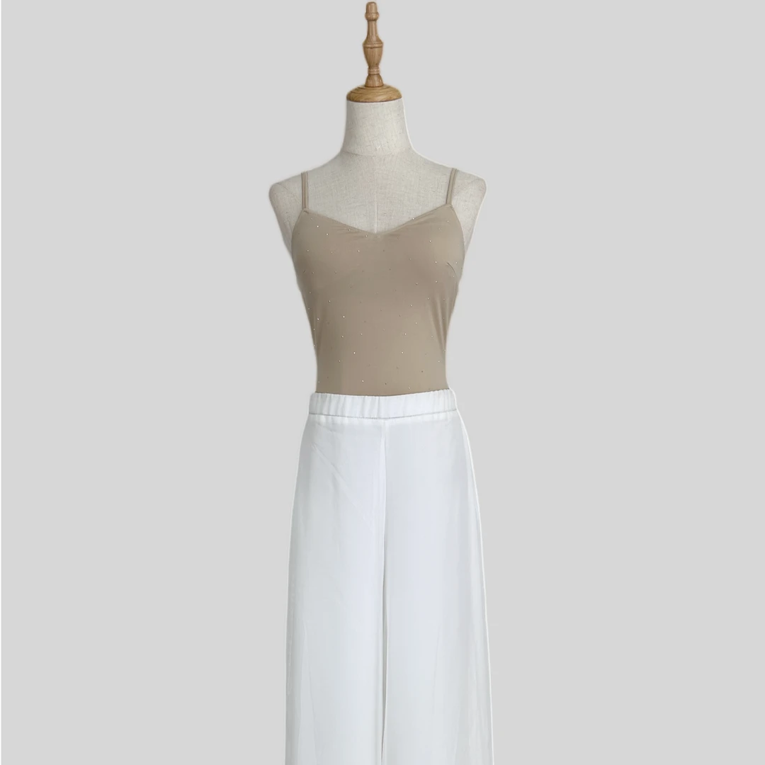 肉+盖 成人现代现代爵士肉色吊带连体衣舞蹈服