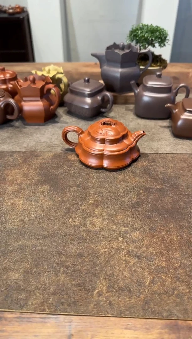 茶壶紫砂M****r海棠竹鼎扁