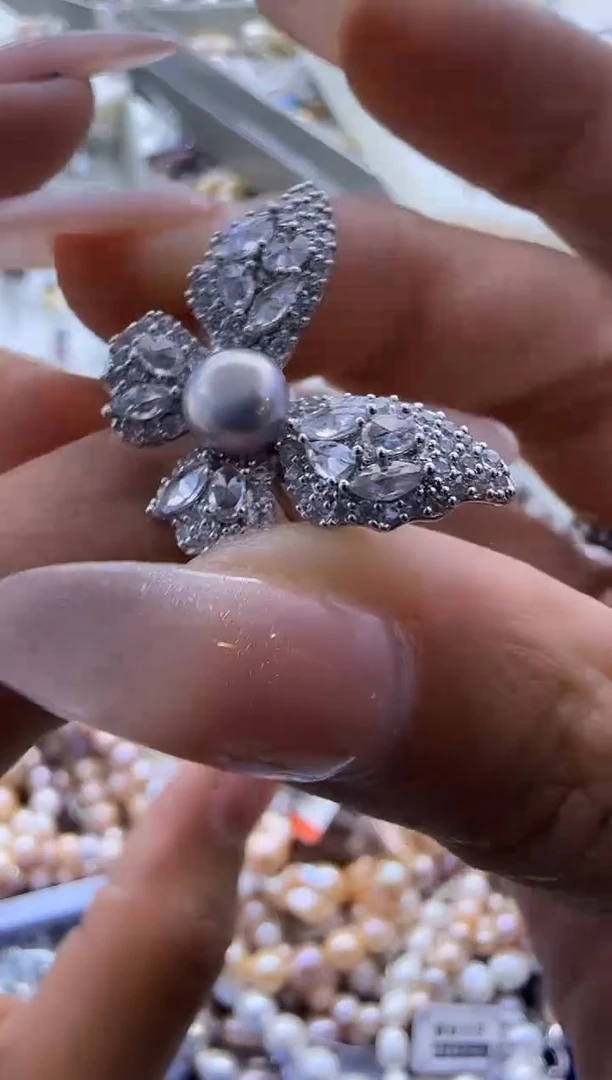 【闪购商品】淡水珍珠戒指未镶嵌175