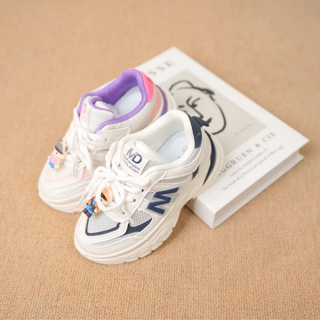 A新款网面运动春秋新款亲子透气休闲跑步鞋1725