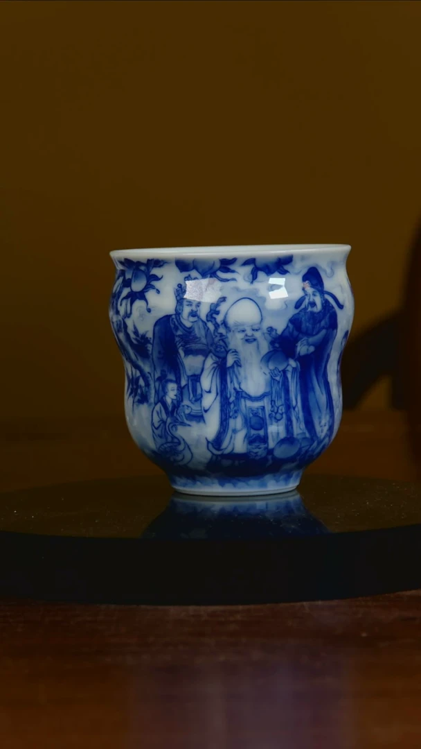 杯手工手绘杯杯很美丽