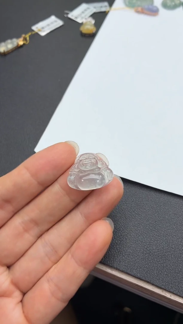 颈饰未镶嵌翡翠天然翡翠A货