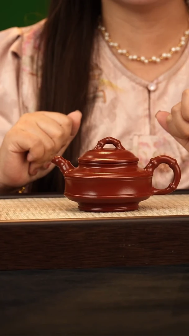 茶壶紫砂0520000583双线竹鼓