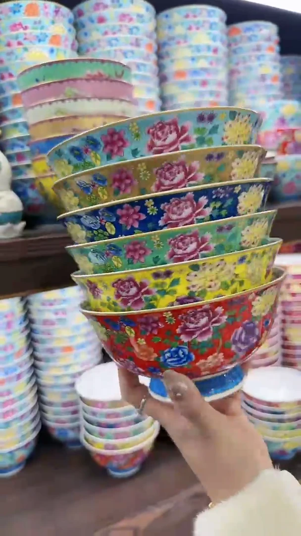 【闪购商品】瓷片6英寸面碗6个景德镇陶瓷