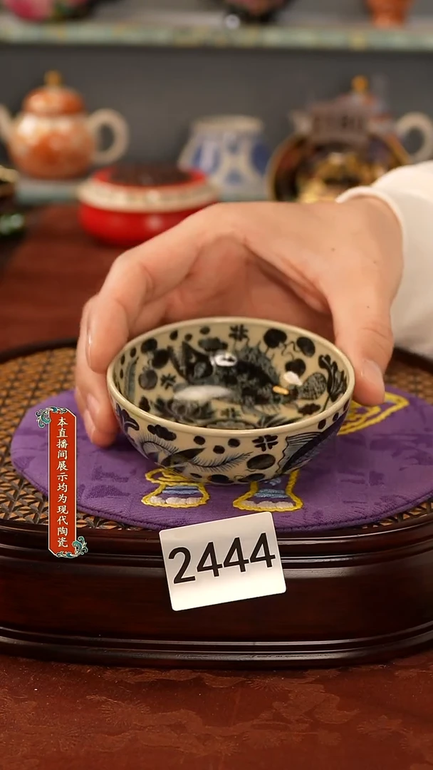 瓷片景德镇手工手绘2444