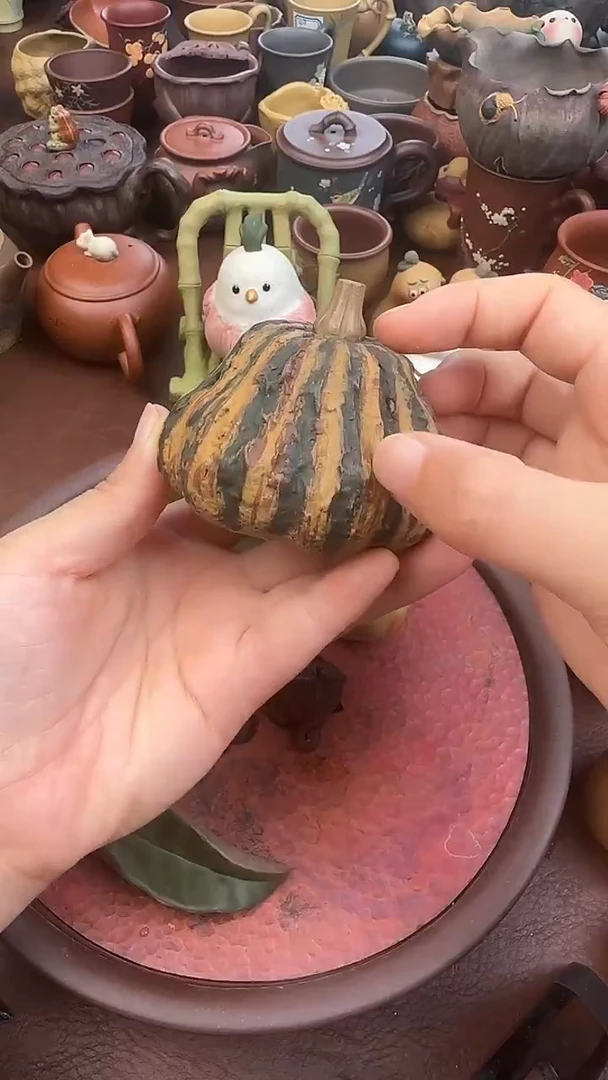 紫砂茶宠紫砂大南瓜