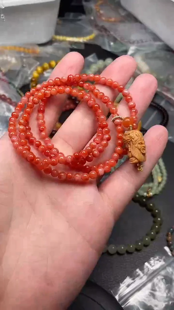 南红玛瑙未镶嵌颈饰多样性发货拍一发一