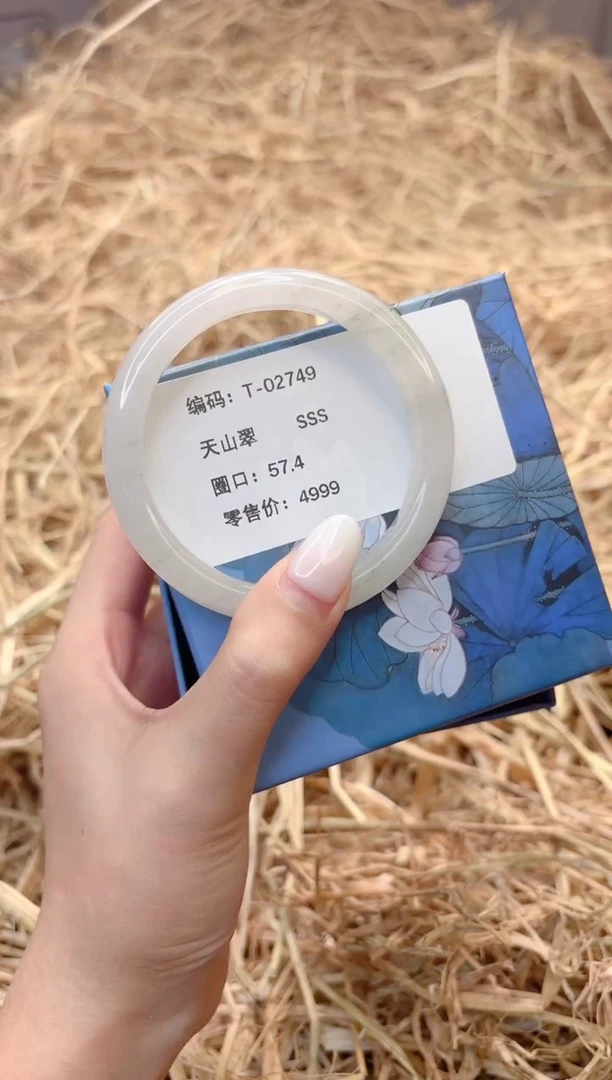 未镶嵌手镯石英质玉02749