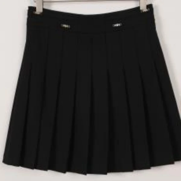 朵以2025春季新款半身裙百褶裙短裙39DC649006