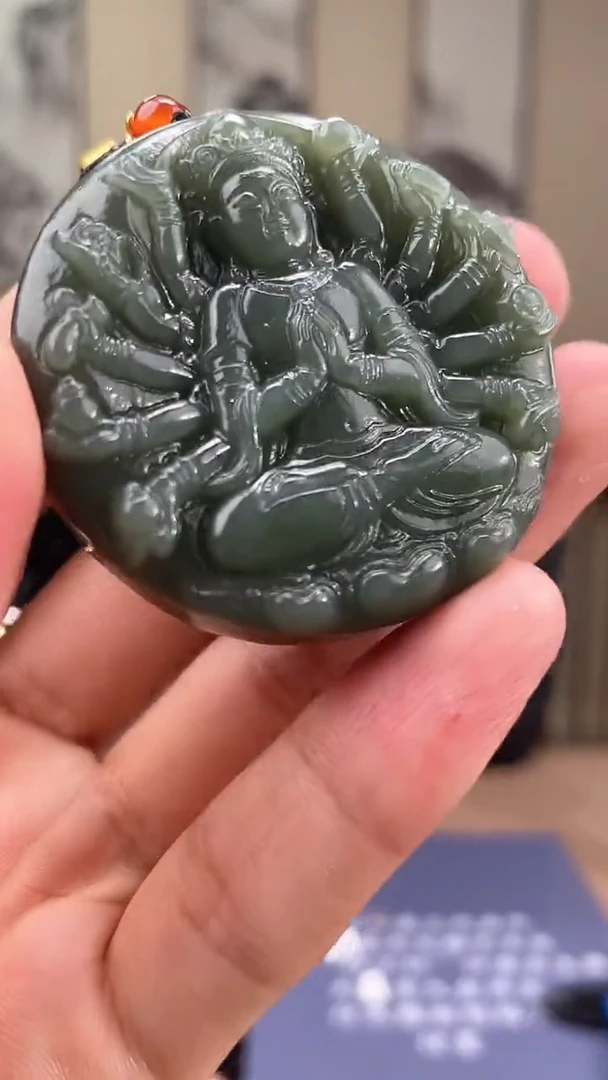 和田玉未镶嵌颈饰多样性拍一发一050019