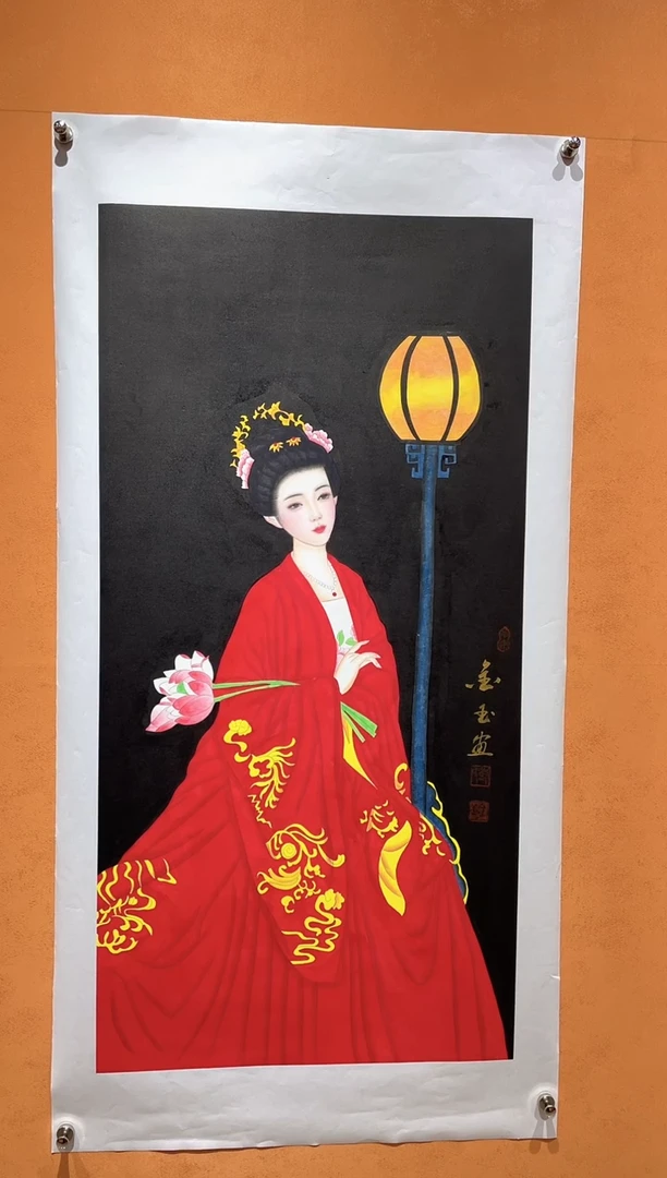国画刘金玉老师亲笔手绘