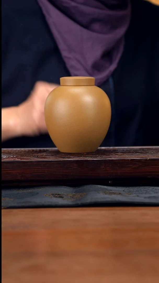 【闪购商品】紫砂茶壶黄龙山原矿本山绿泥橄榄罐21
