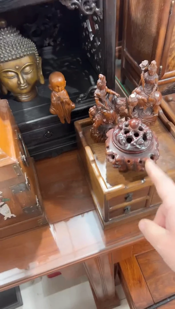 花梨木木制小香炉