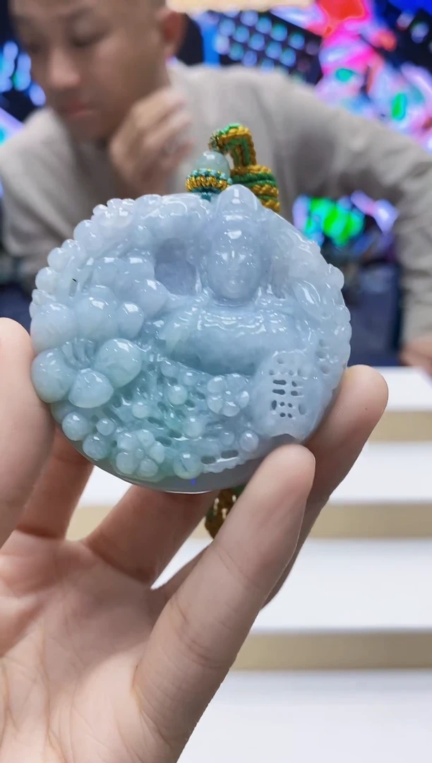 未镶嵌定制翡翠-毛货挂件16