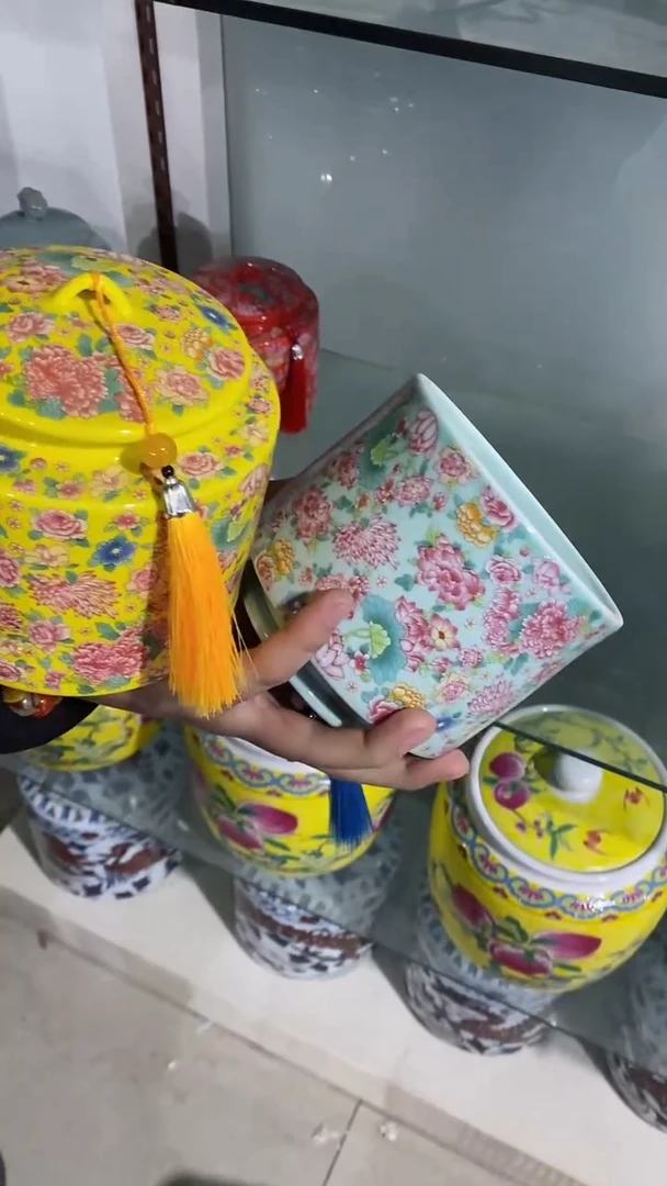 【闪购商品】罐（不带礼盒）陶瓷茶叶罐密封罐等