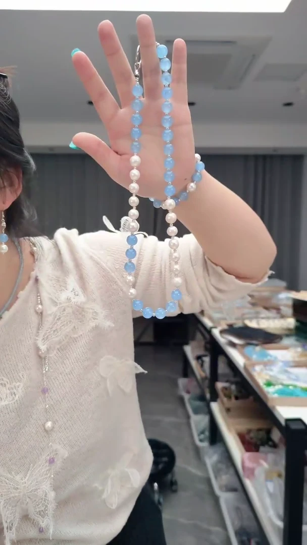 颈饰未镶嵌淡水珍珠1403毛衣链