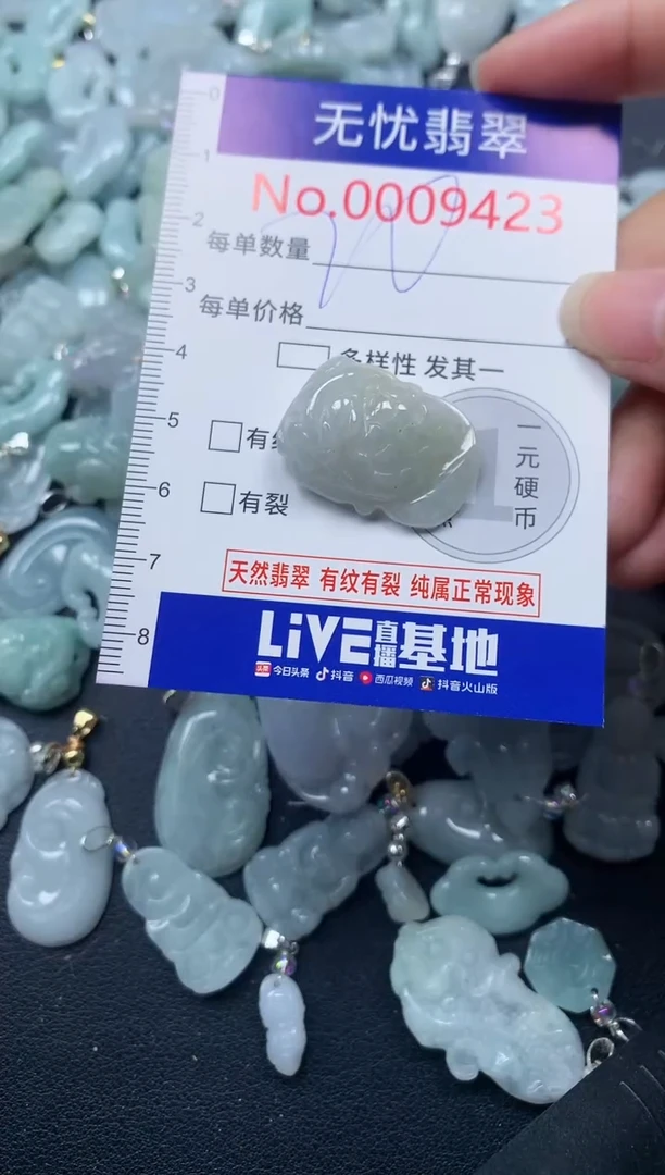 颈饰未镶嵌翡翠9423