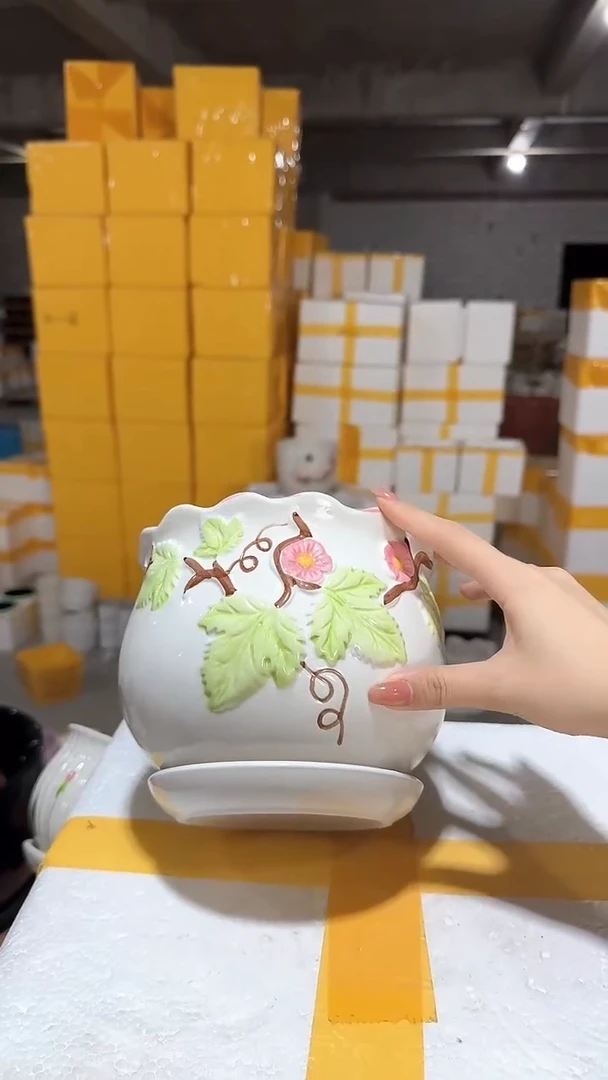 高温陶瓷花盆+Q101