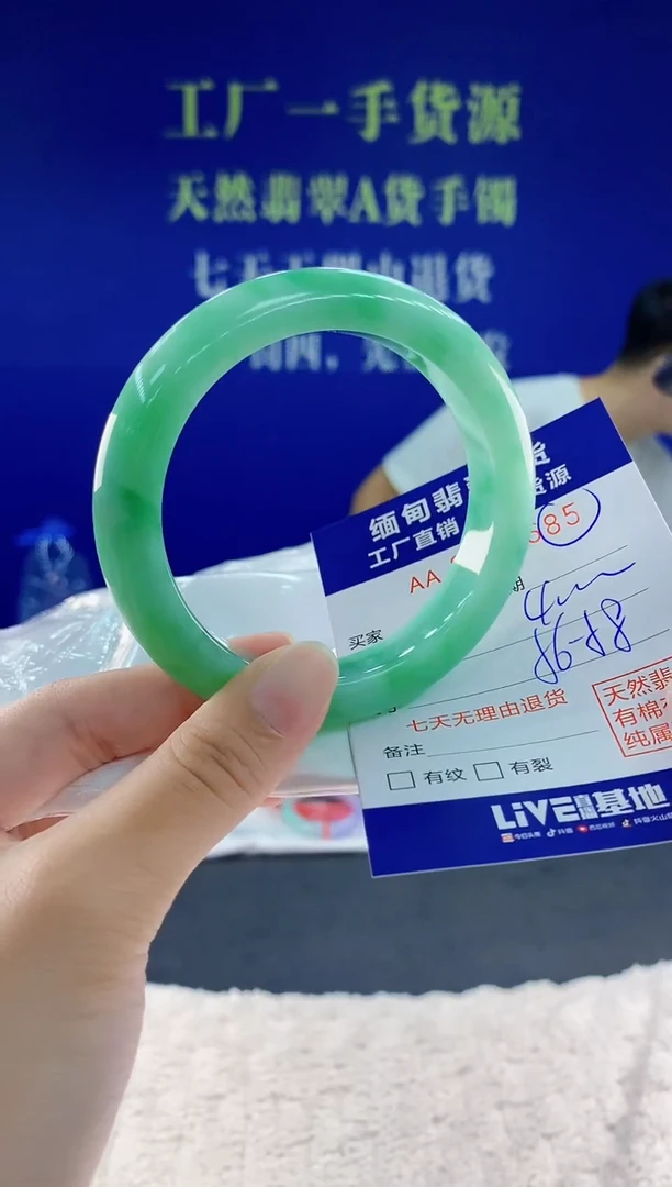 未镶嵌手镯翡翠85