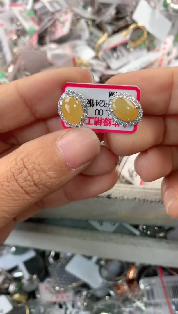 银S925镶嵌戒指翡翠777            10