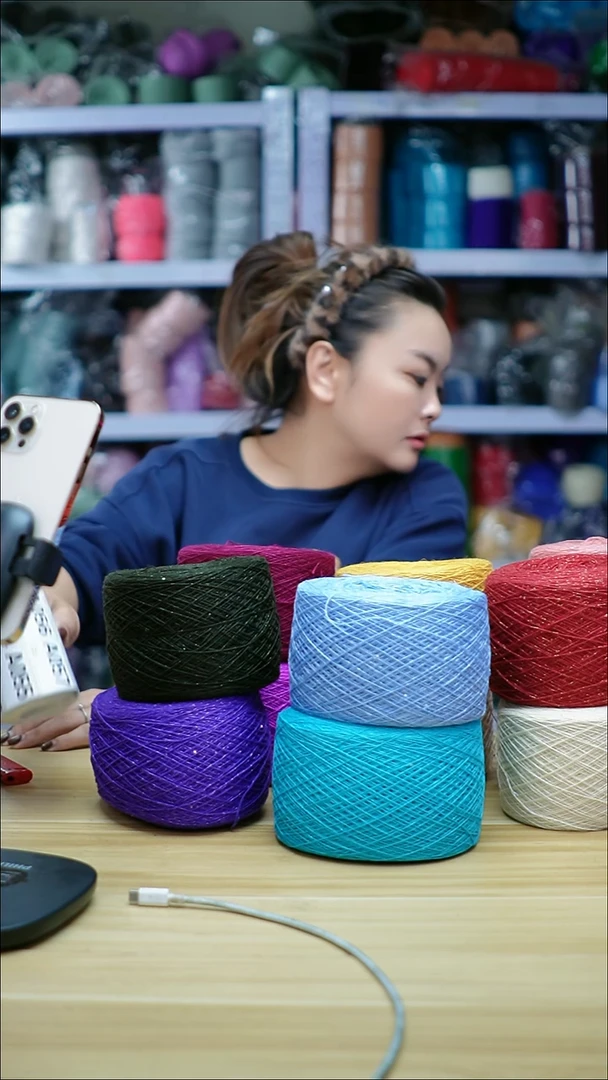 羊毛欢姐手编线A053