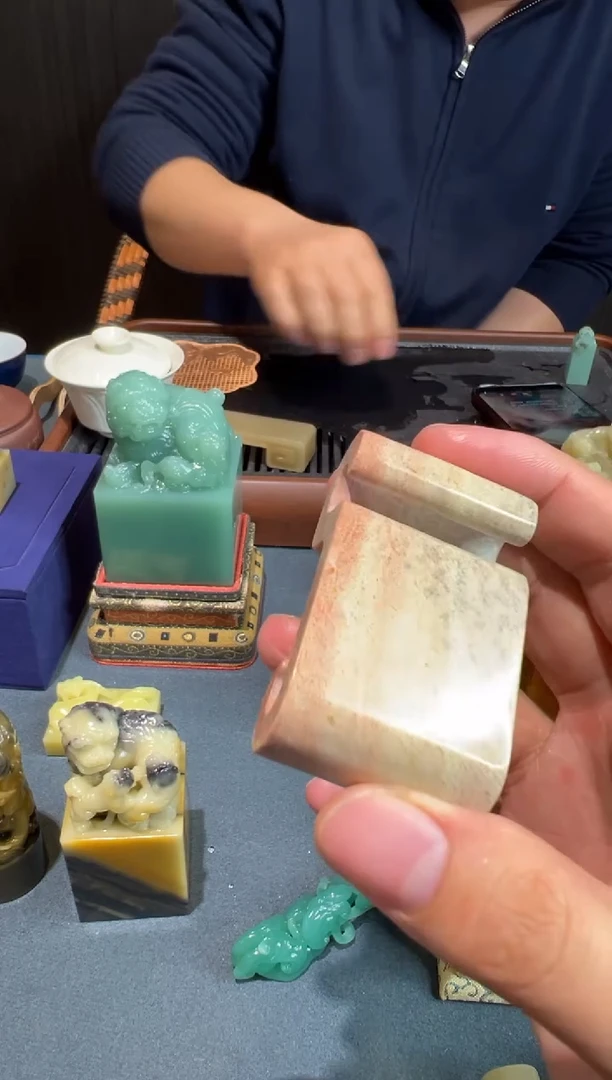 【闪购商品】青田石印石编号编号dqt3017