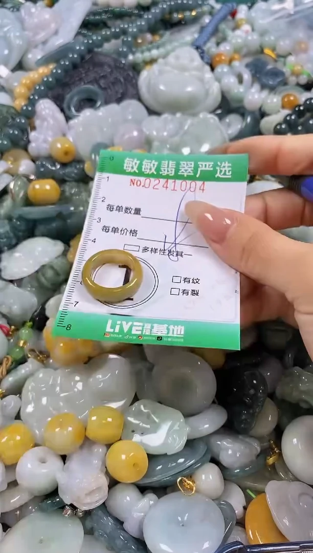翡翠未镶嵌颈饰闪购0241004