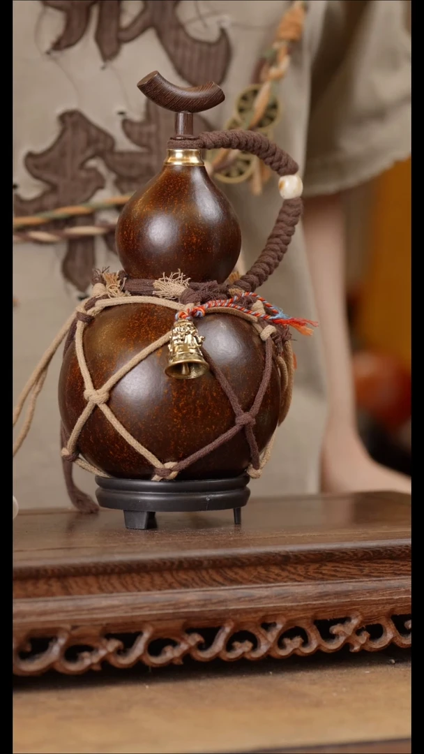 105号精品天然大漆酒葫芦一物一拍~