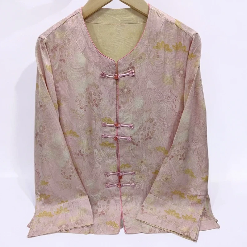 （花粉）新中式时尚经典新款夏季国风中国风上衣