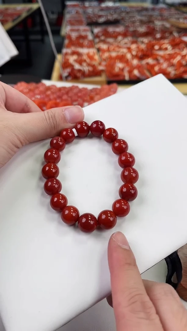 【闪购商品】南红玛瑙瓦西手串13+未镶嵌一个/条