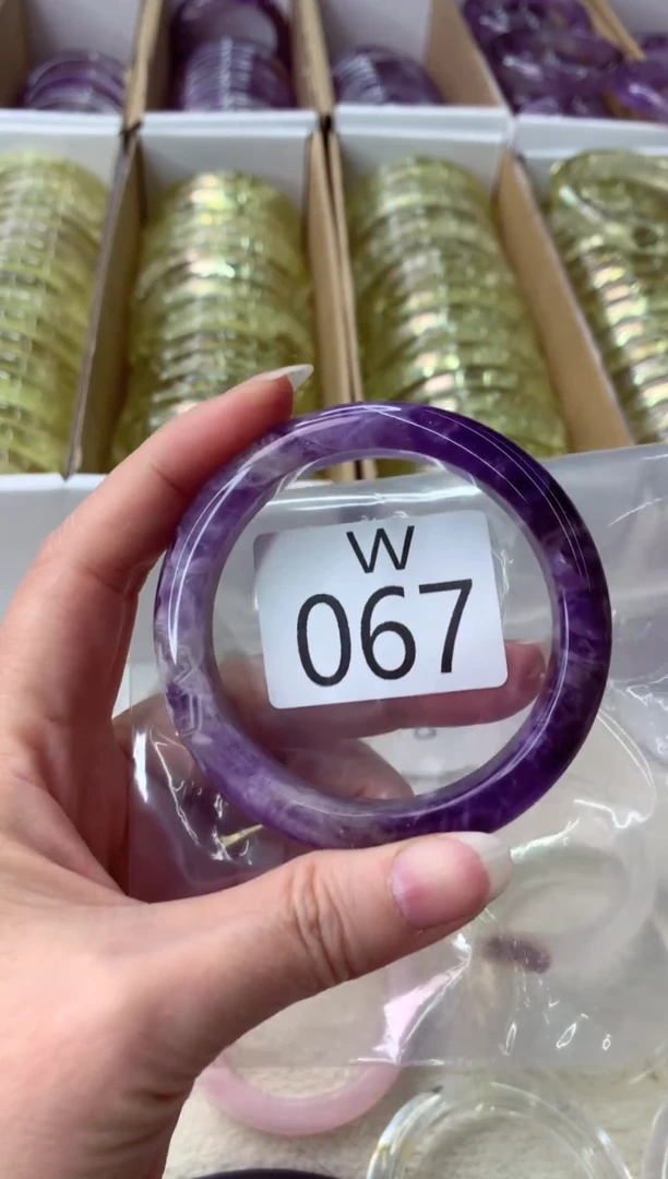 未镶嵌手镯水晶W067-55