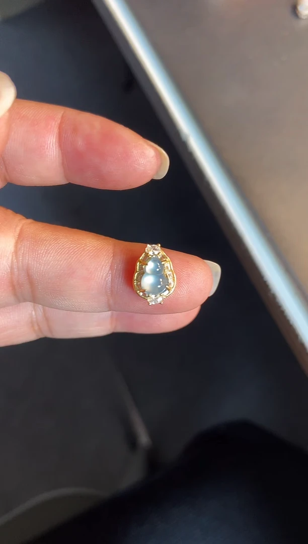 吊坠(不含链)银S925镶嵌翡翠1