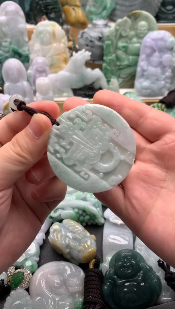 吊坠(不含链)未镶嵌翡翠1