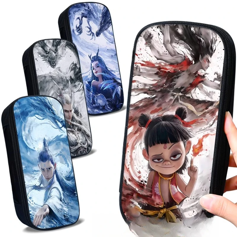 哪吒爆款网红款铅笔盒男生小学生男孩专用笔袋学习学习必备用品