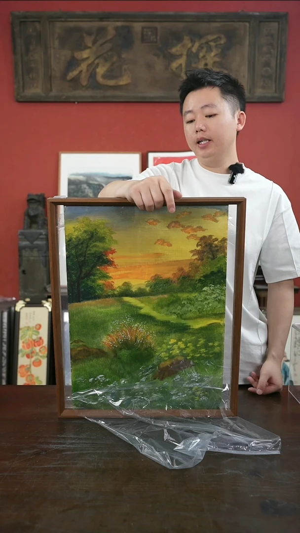 书法手绘41*51-126风景画-摆台