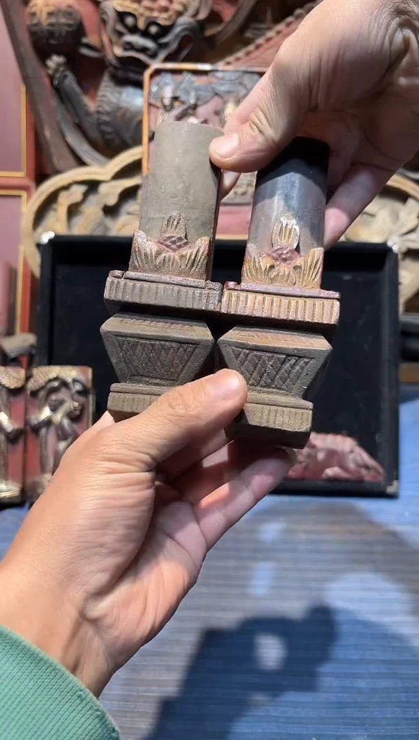 【闪购商品】香樟木老木雕老物件