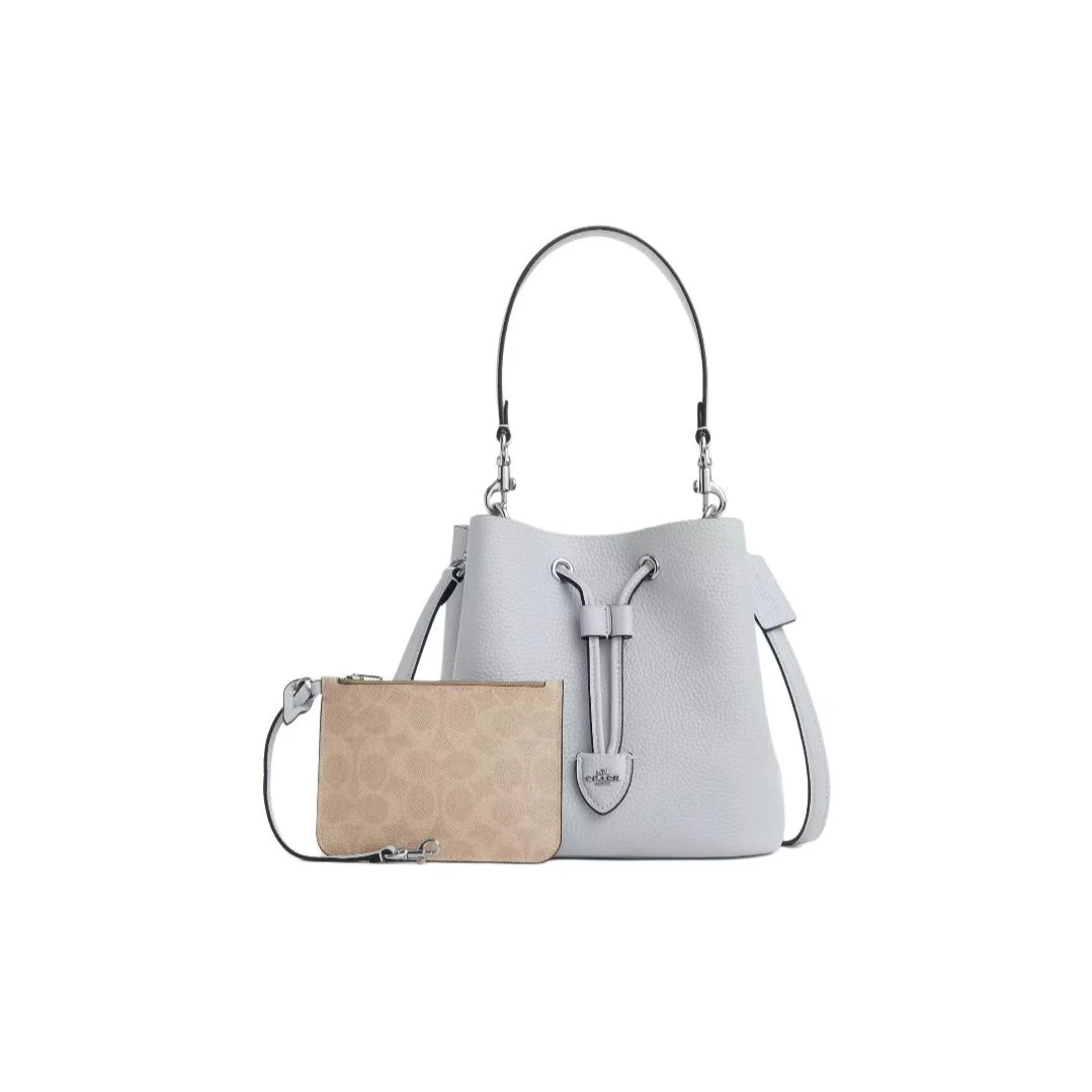 COACH/蔻驰9月新款ROWAN抽绳水桶21x14x21cm单肩包斜挎包驴家N
