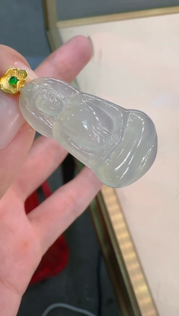 吊坠(不含链)18K金镶嵌翡翠多样性团购发一件