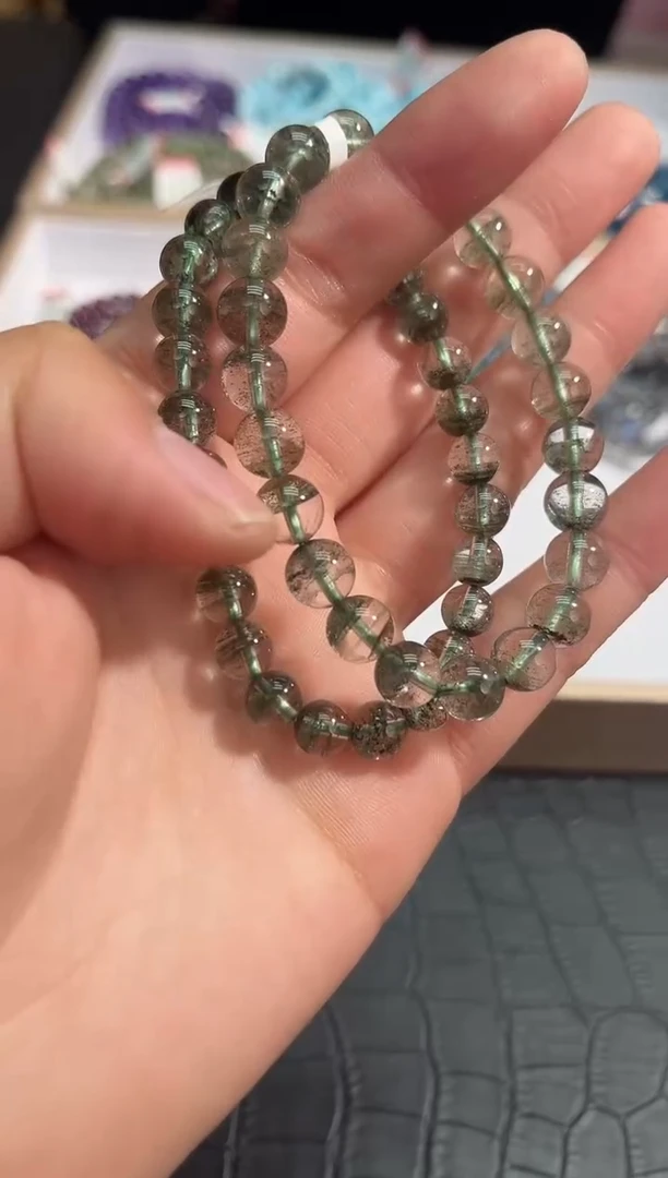 【闪购商品】水晶手链未镶嵌11多样性发其一绿幽灵7+