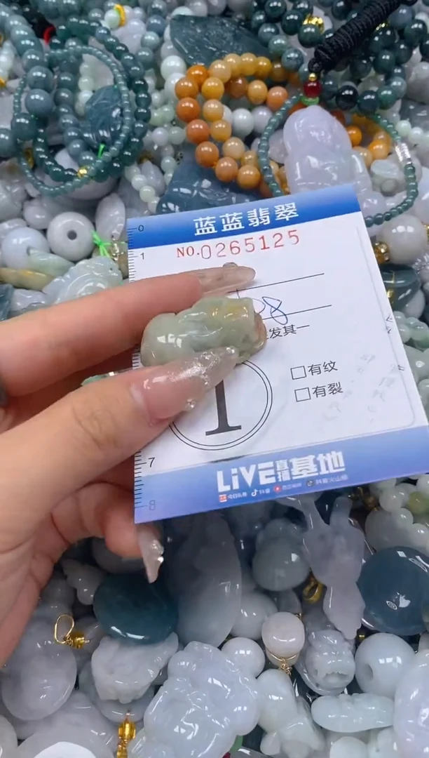 翡翠未镶嵌颈饰闪购0265125