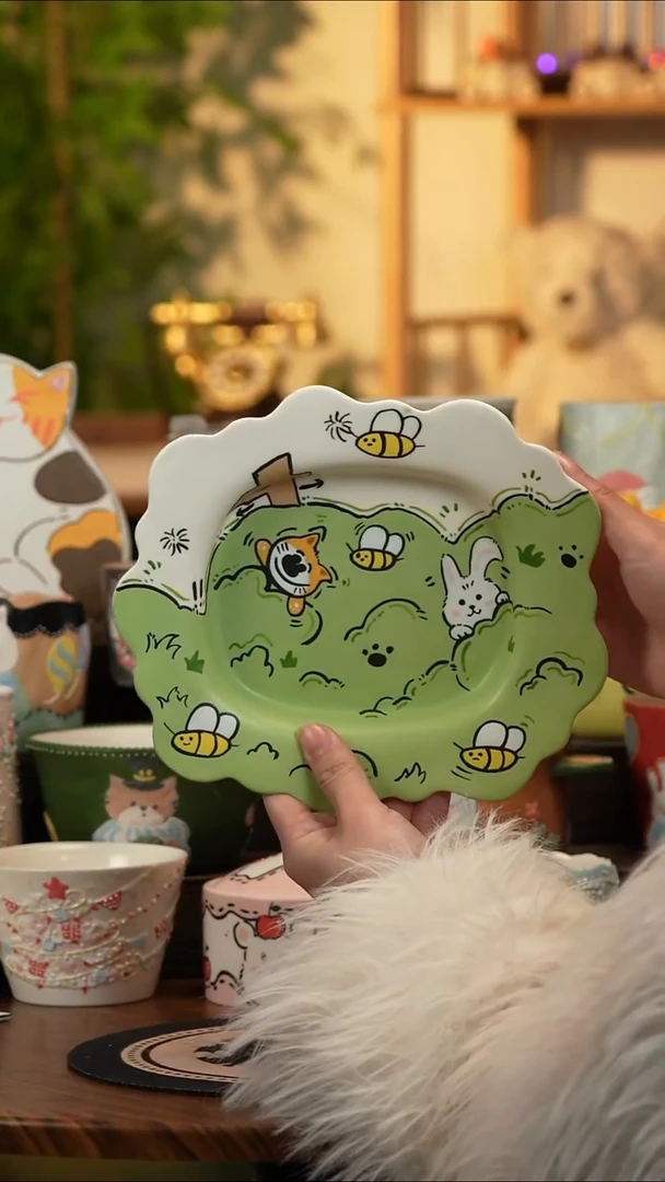 瓷片瓷A118景德镇原创手工陶瓷