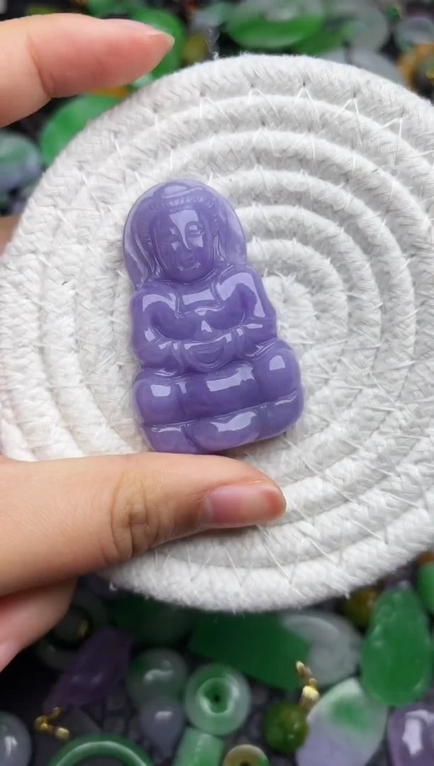 颈饰未镶嵌翡翠缅甸翡翠吊坠