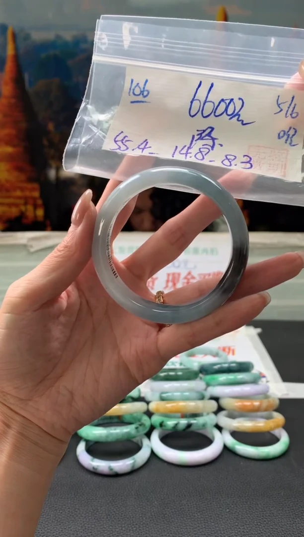 翡翠手镯未镶嵌翡翠手镯 下单联系小耳机#106