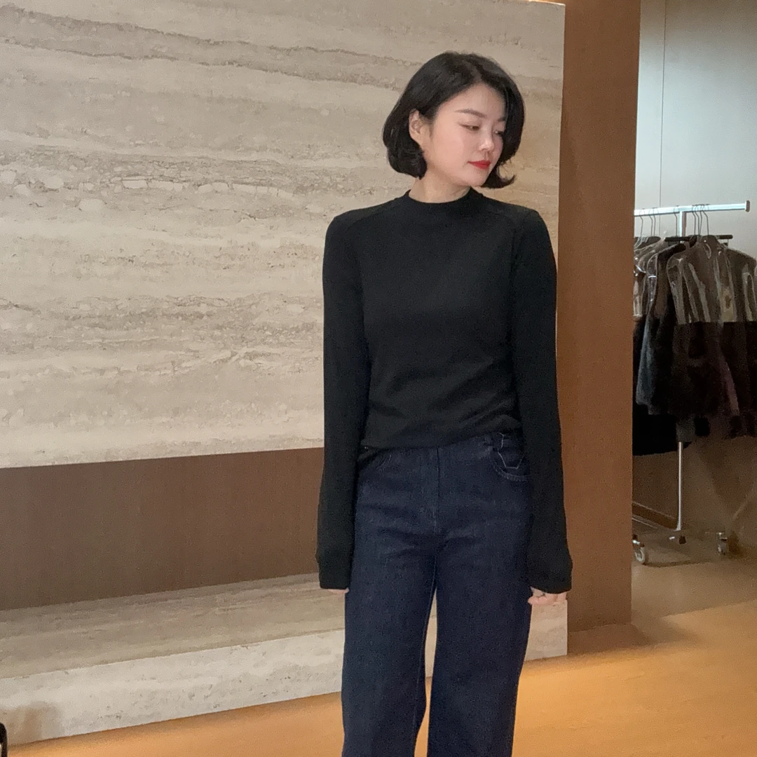 TANTAN 百搭显瘦气质舒适修身T恤3202