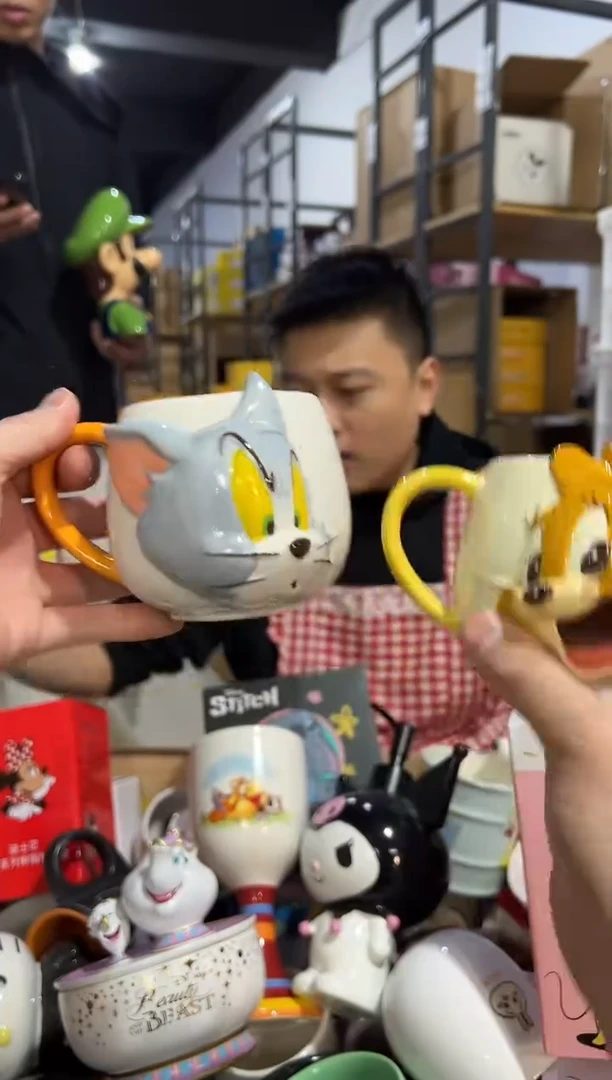 【闪购商品】杯原盒立体杰瑞汤姆马克杯