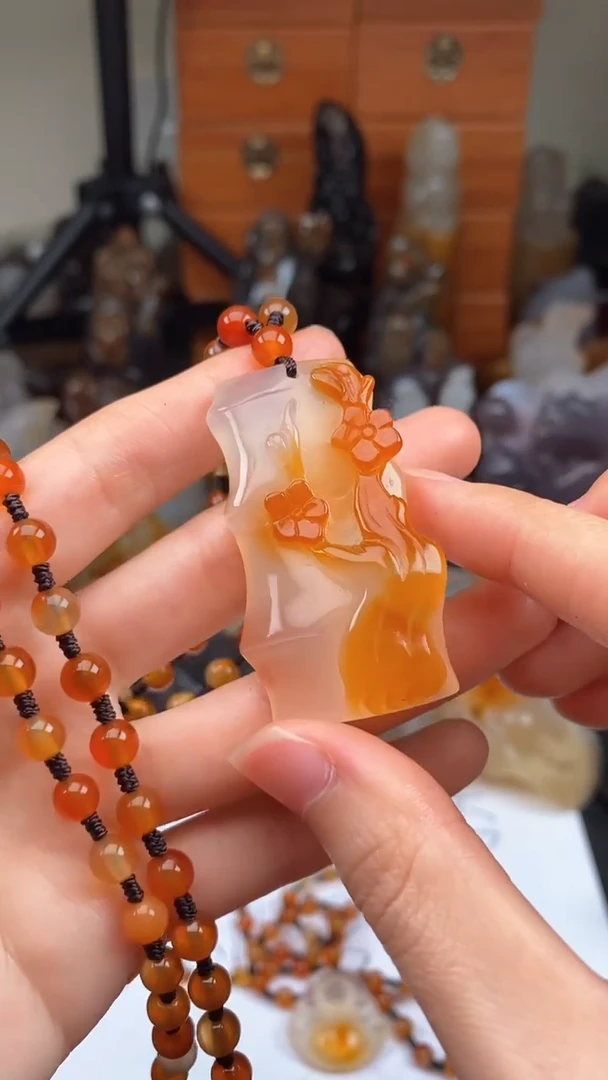 【闪购商品】玛瑙/玉髓颈饰未镶嵌AA